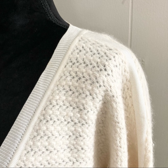 Karen Millen Ivory Lambswool Knit Bolero Sweater - Picture 3 of 9